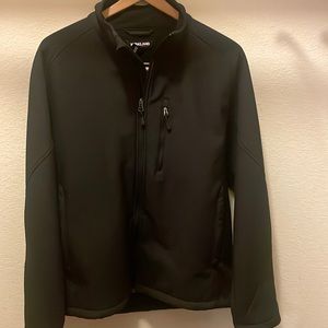 Men’s Kirkland Black Windbreaker Jacket Size Large
